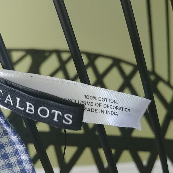 NWT TALBOTS scarf, 100% cotton - Picture 6 of 6